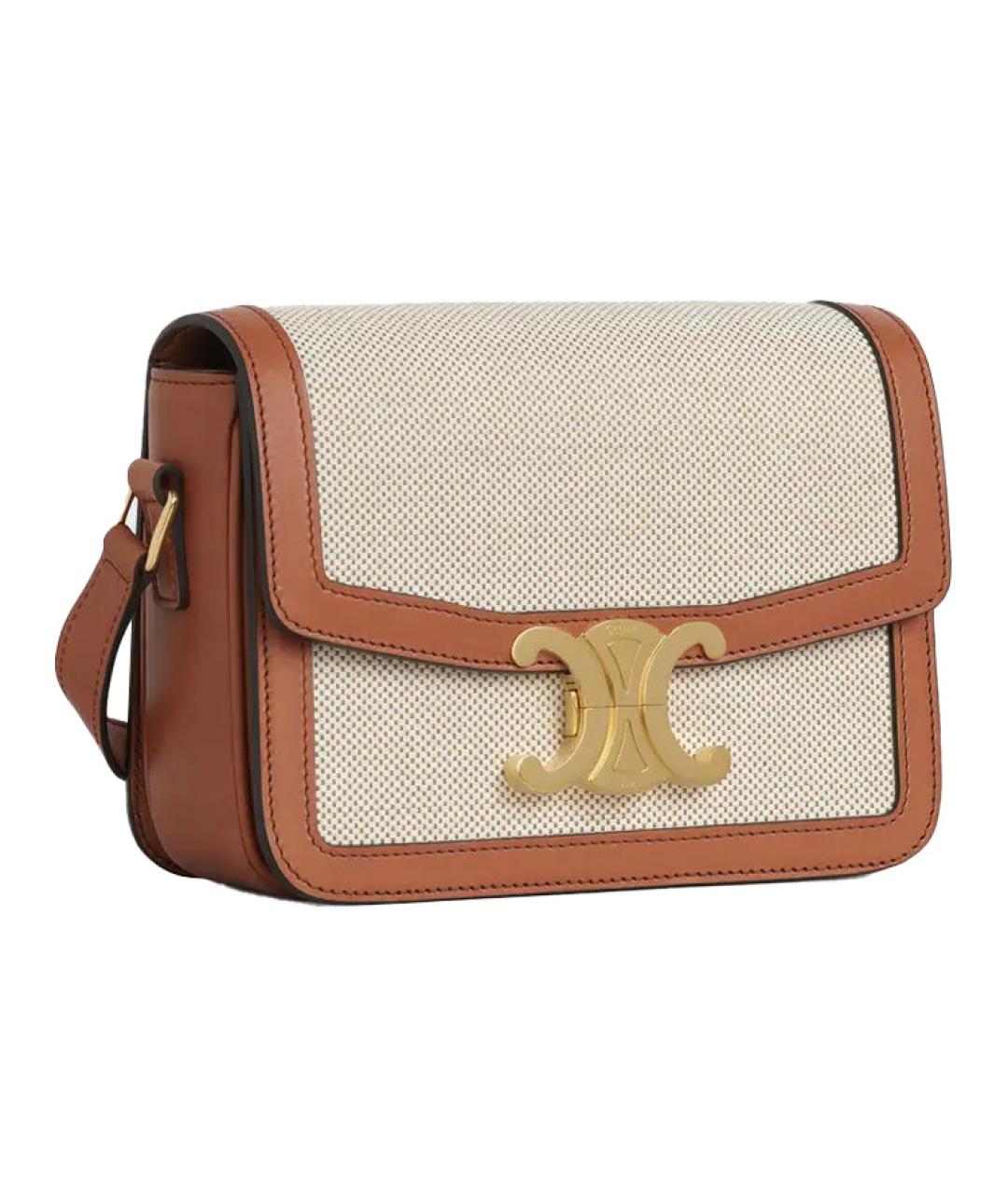 CELINE Коричневая сумка через плечо, фото 2