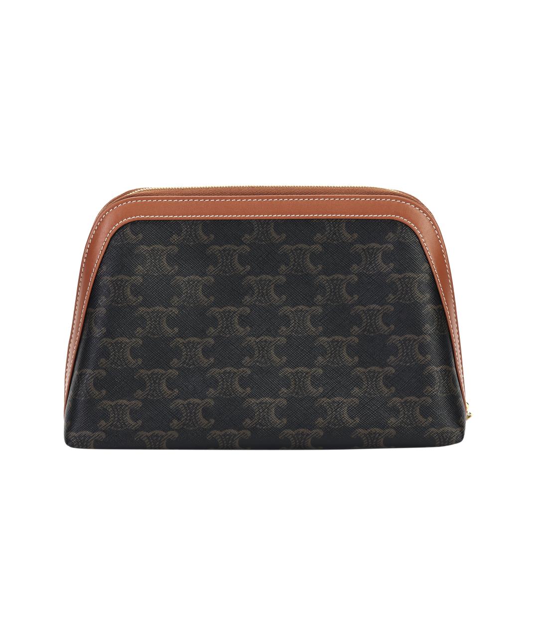 CELINE Коричневая косметичка, фото 6