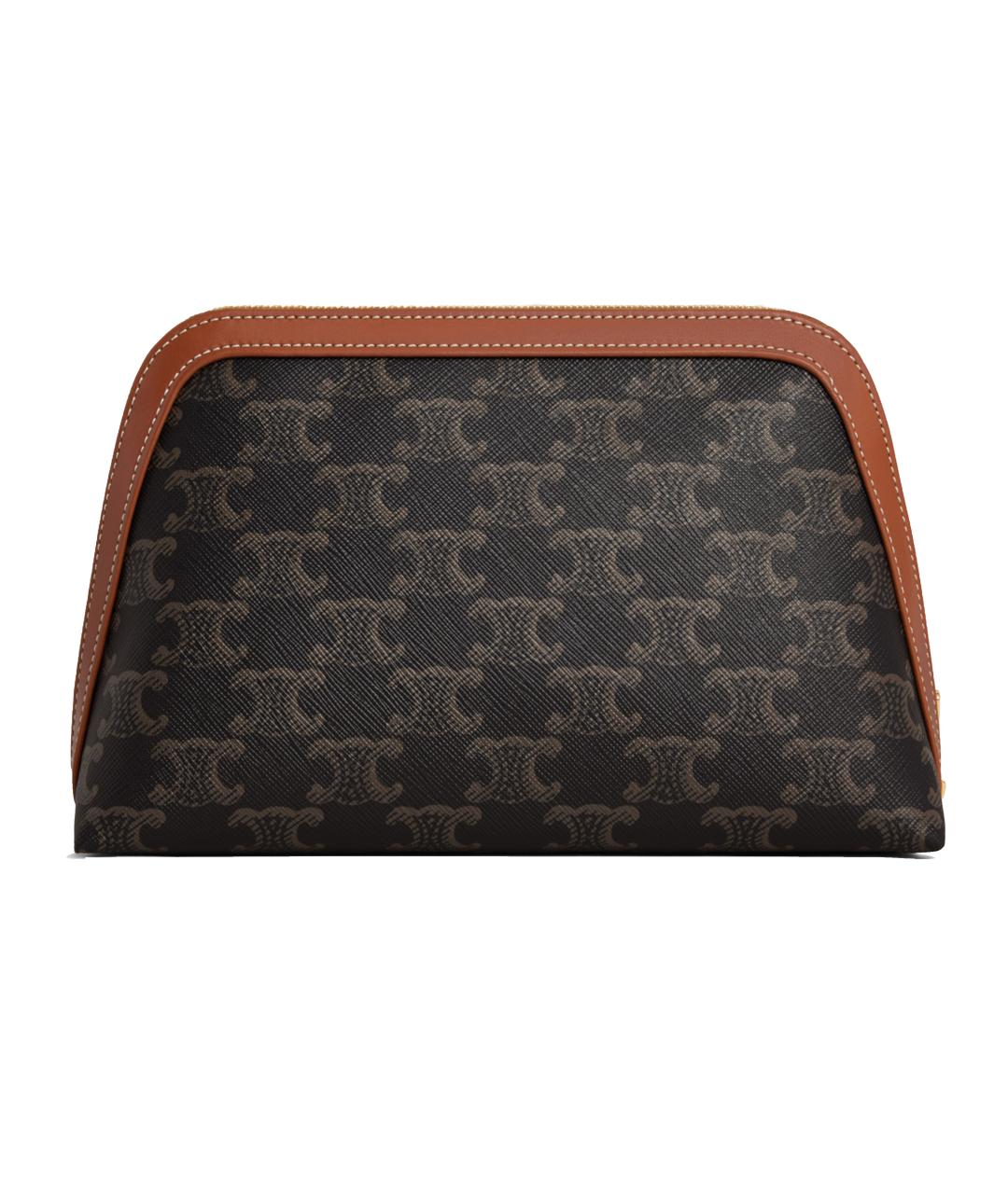 CELINE Коричневая косметичка, фото 5
