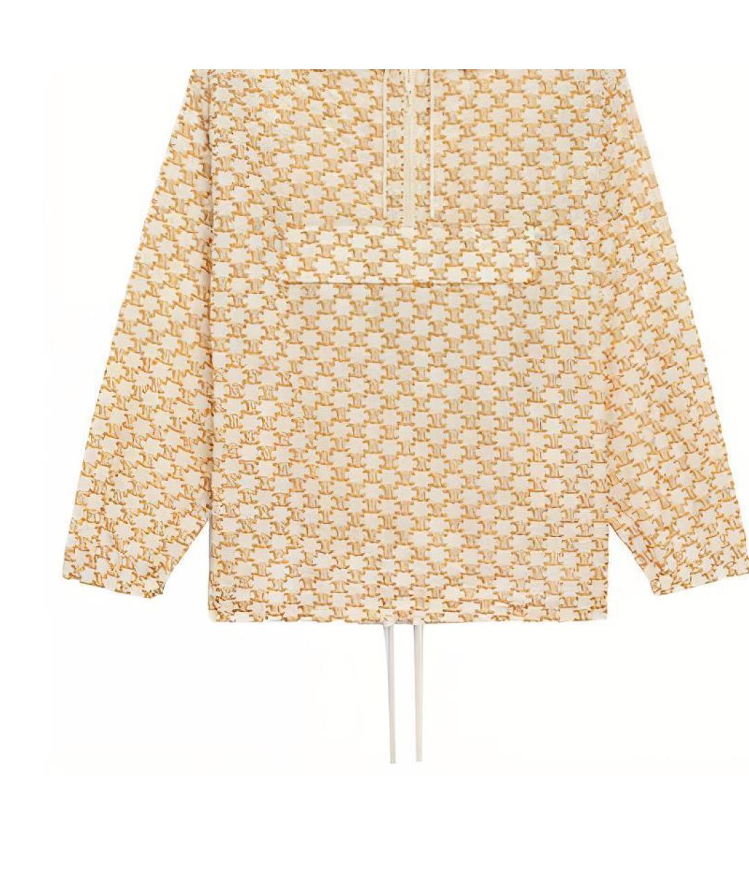 CELINE Бежевая полиамидовая куртка, фото 7