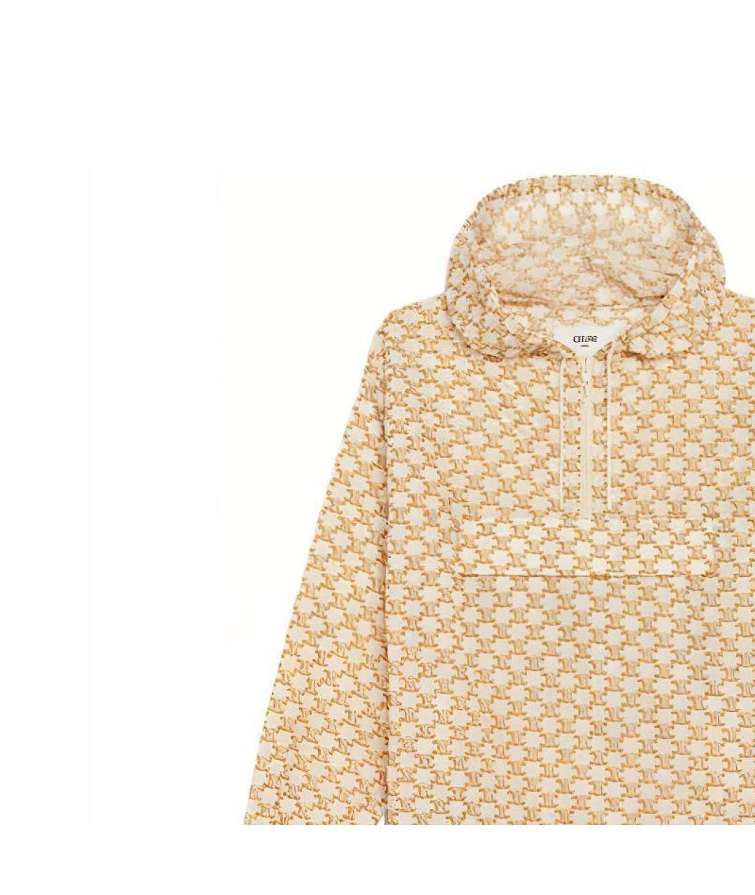 CELINE Бежевая полиамидовая куртка, фото 6