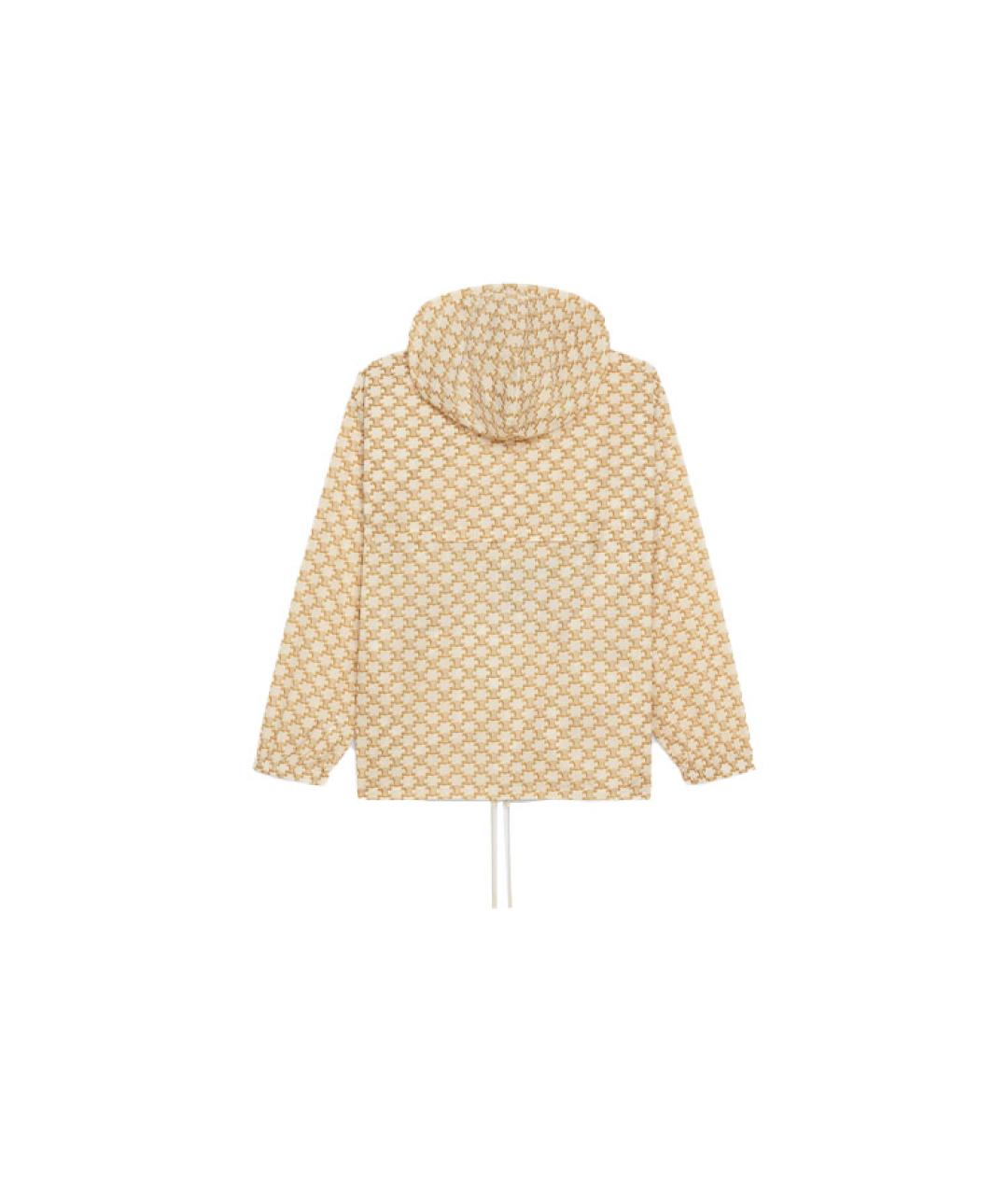 CELINE Бежевая полиамидовая куртка, фото 2