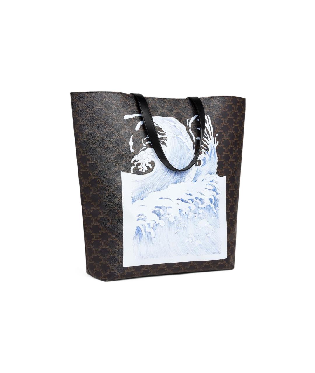 CELINE Черная сумка на плечо, фото 4