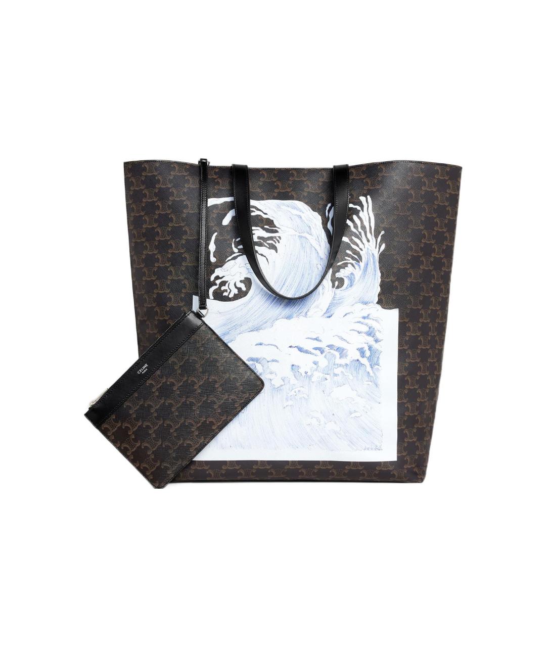 CELINE Черная сумка на плечо, фото 2