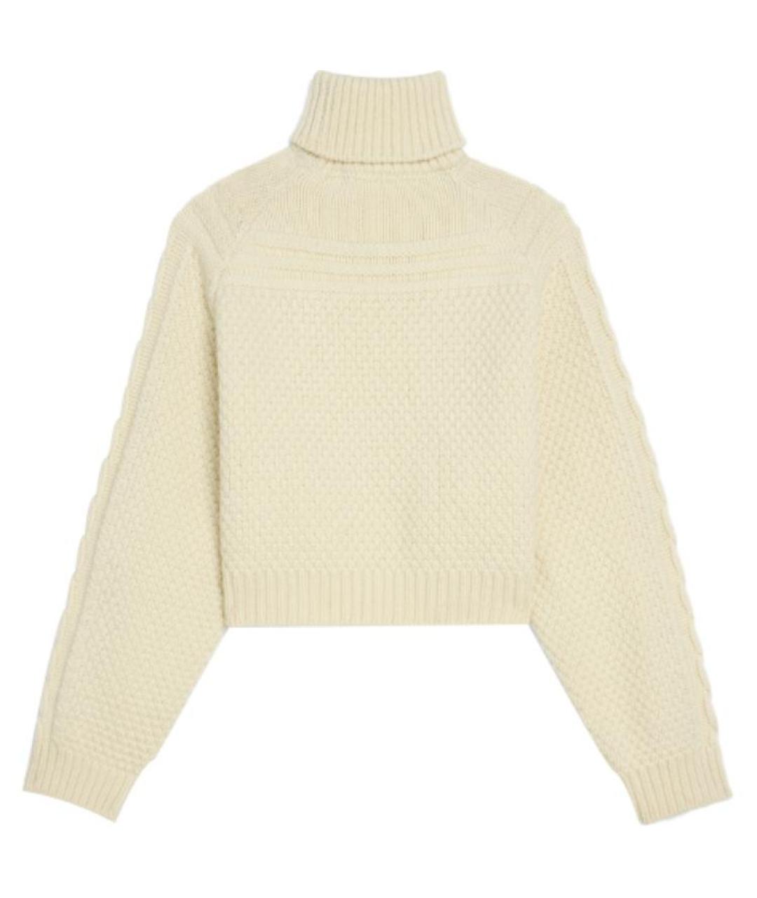 CELINE Бежевый хлопковый джемпер / свитер, фото 2