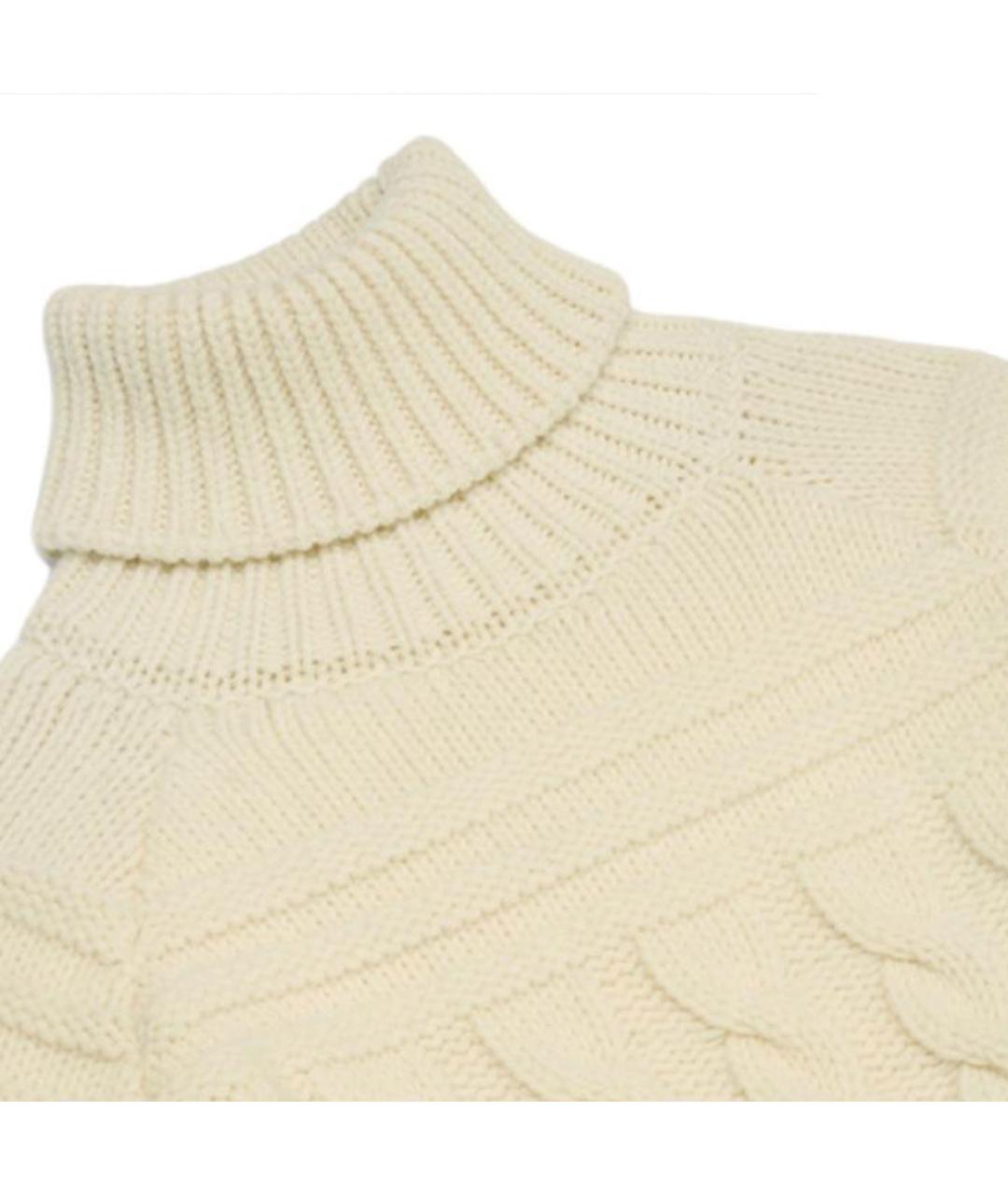 CELINE Бежевый хлопковый джемпер / свитер, фото 4