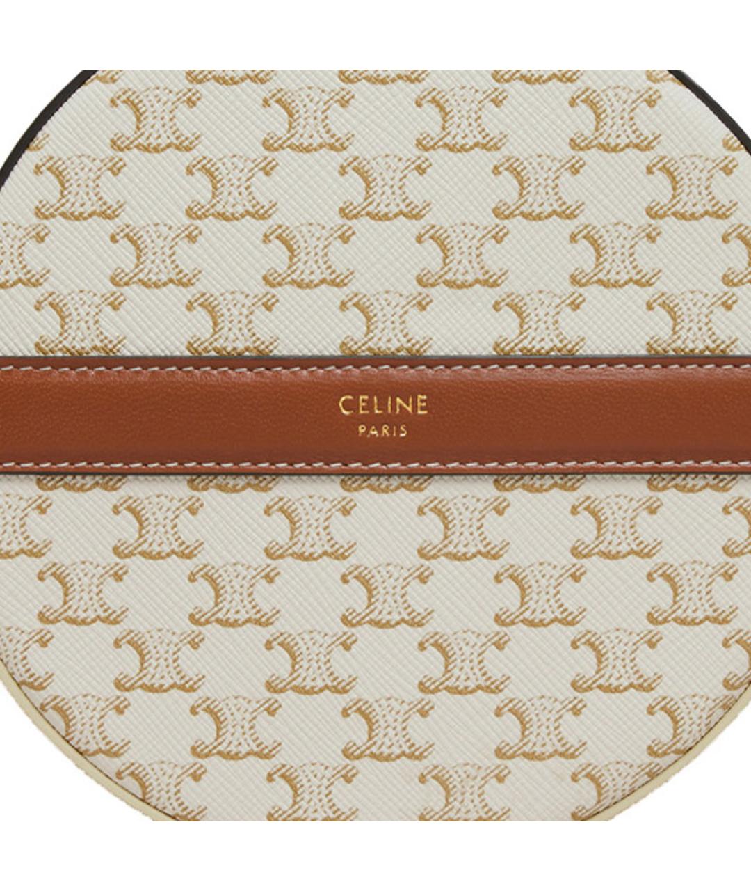 CELINE Бежевая сумка через плечо, фото 6