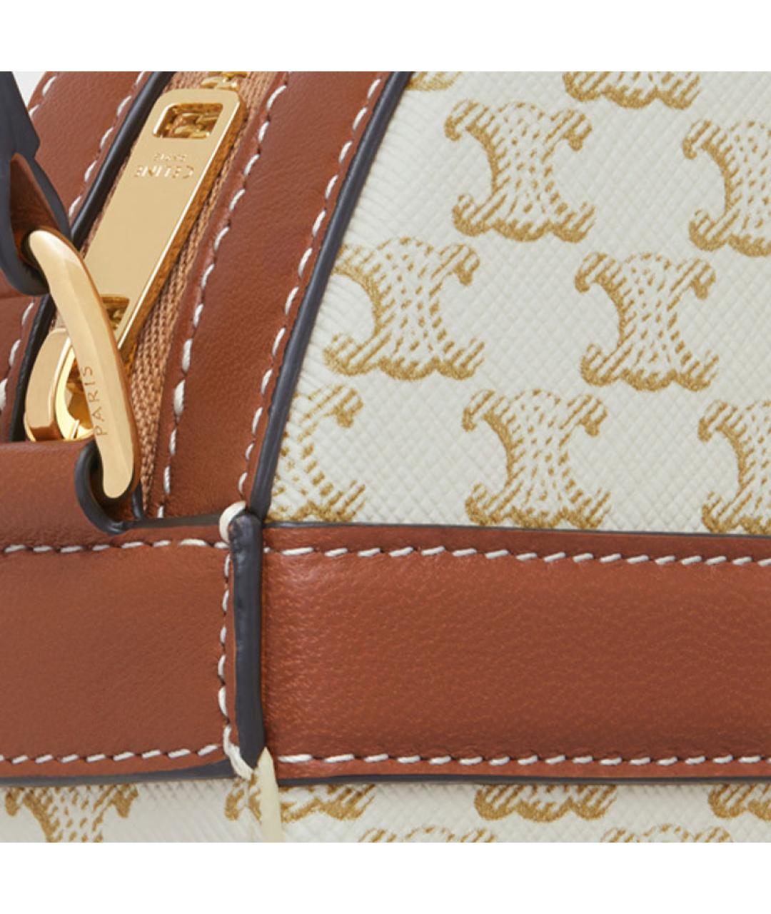 CELINE Бежевая сумка через плечо, фото 5