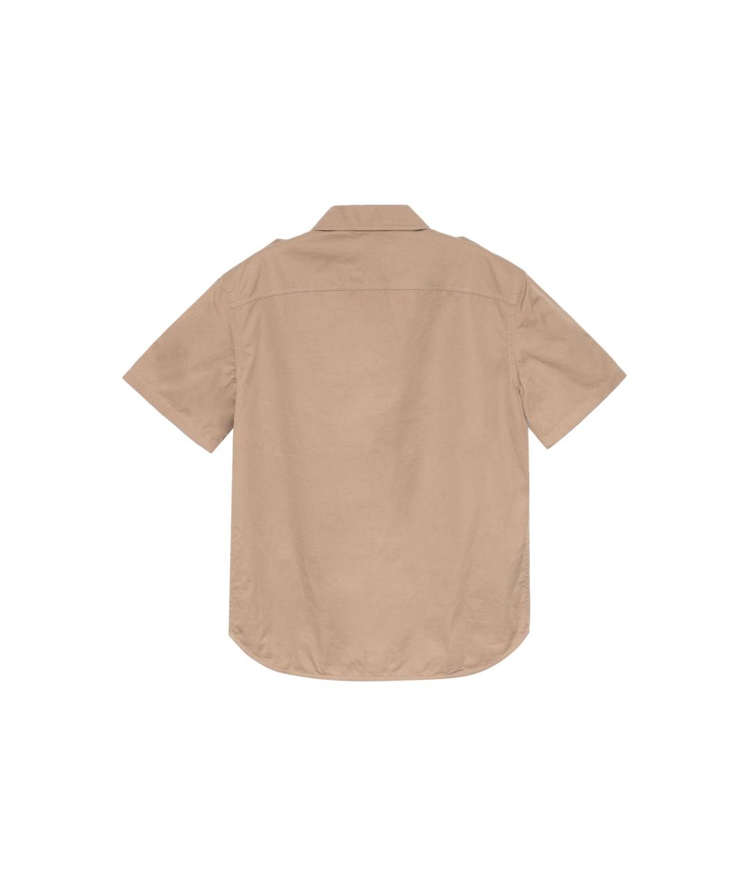 CELINE Бежевая хлопковая кэжуал рубашка, фото 2