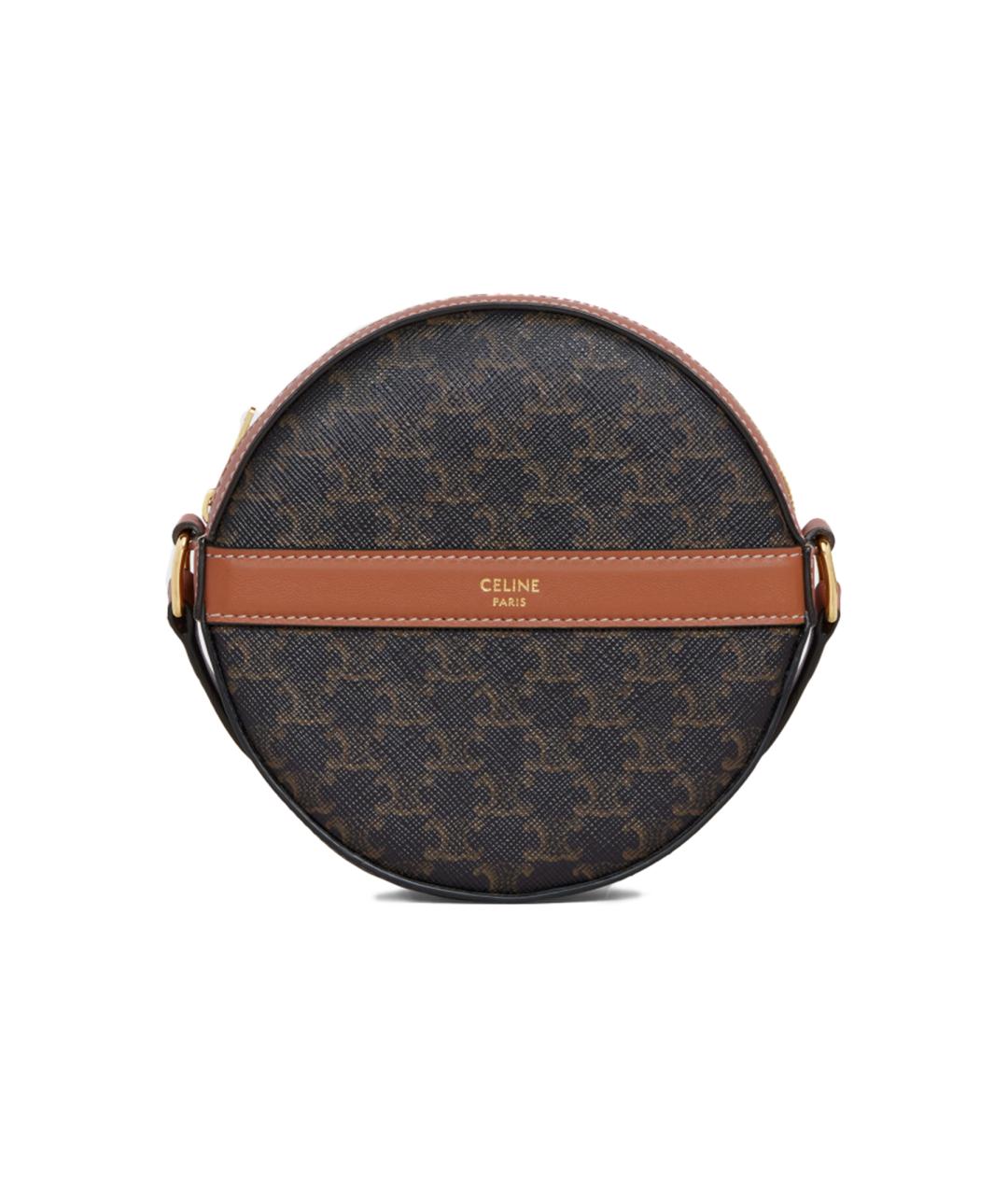 CELINE Коричневая сумка через плечо, фото 1