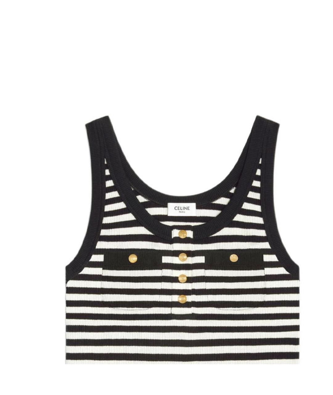 CELINE Мульти хлопковая майка, фото 4