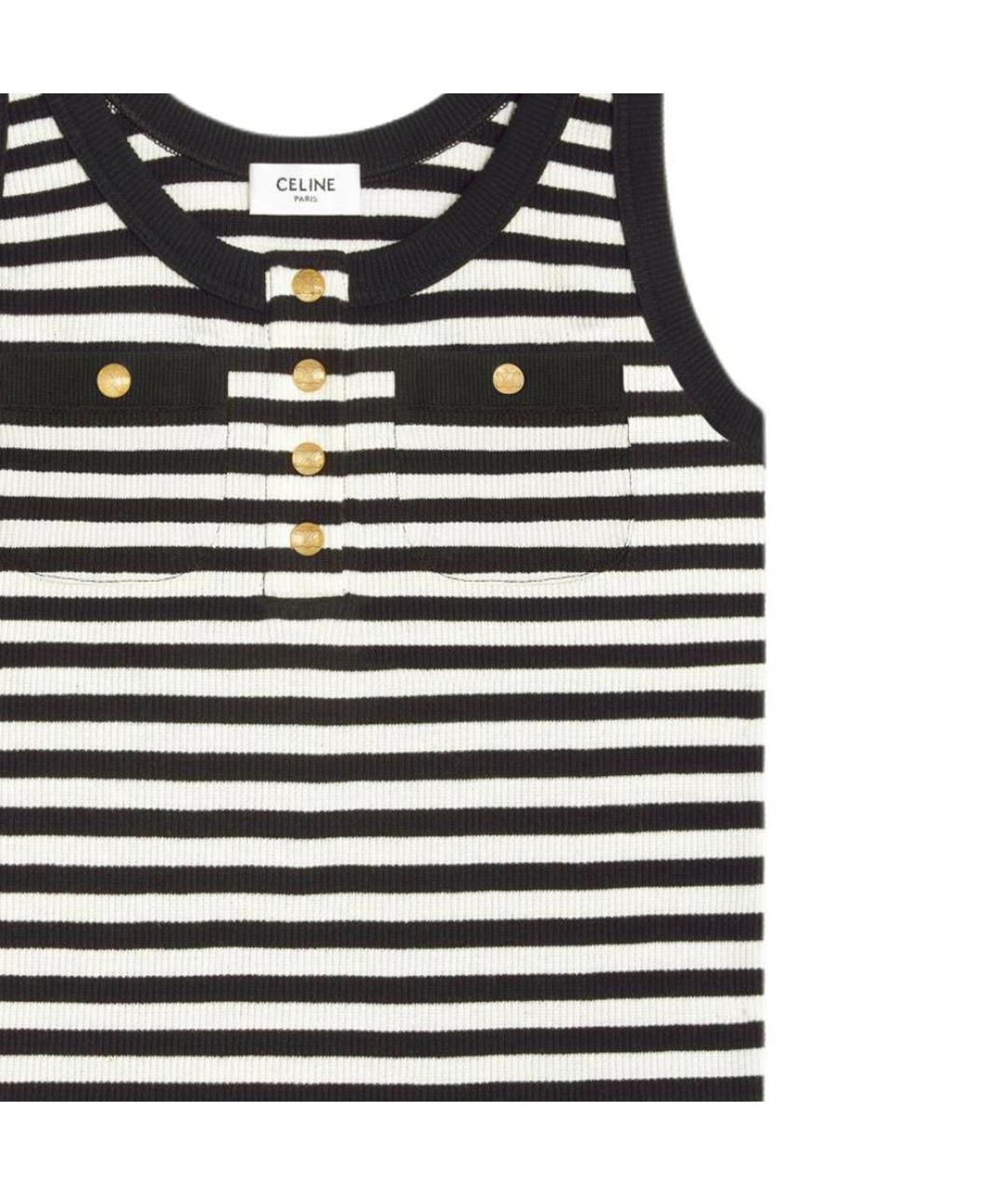 CELINE Мульти хлопковая майка, фото 7