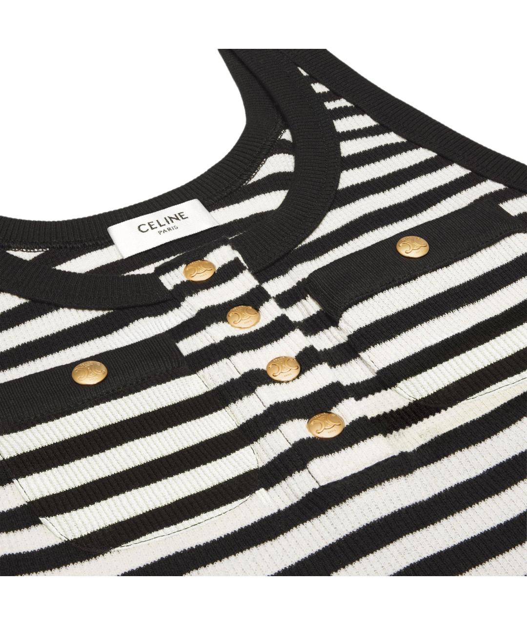 CELINE Мульти хлопковая майка, фото 3