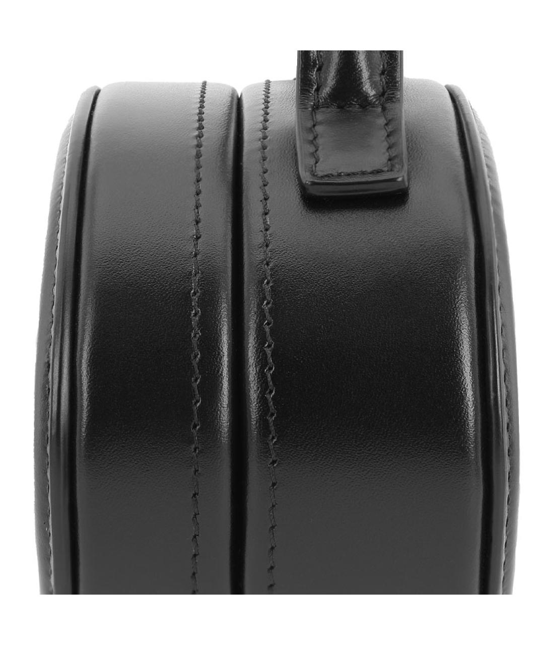 CELINE Черная кожаная сумка через плечо, фото 6