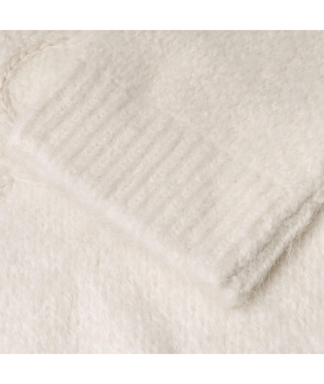 CELINE Белый кашемировый джемпер / свитер, фото 4