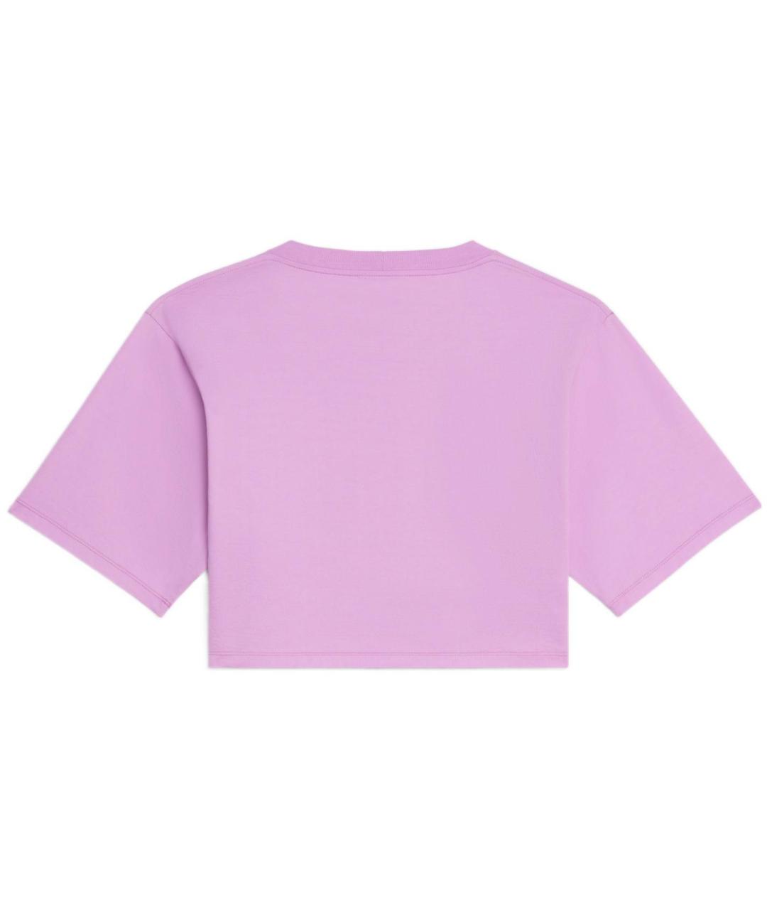 CELINE Фиолетовая хлопковая футболка, фото 2