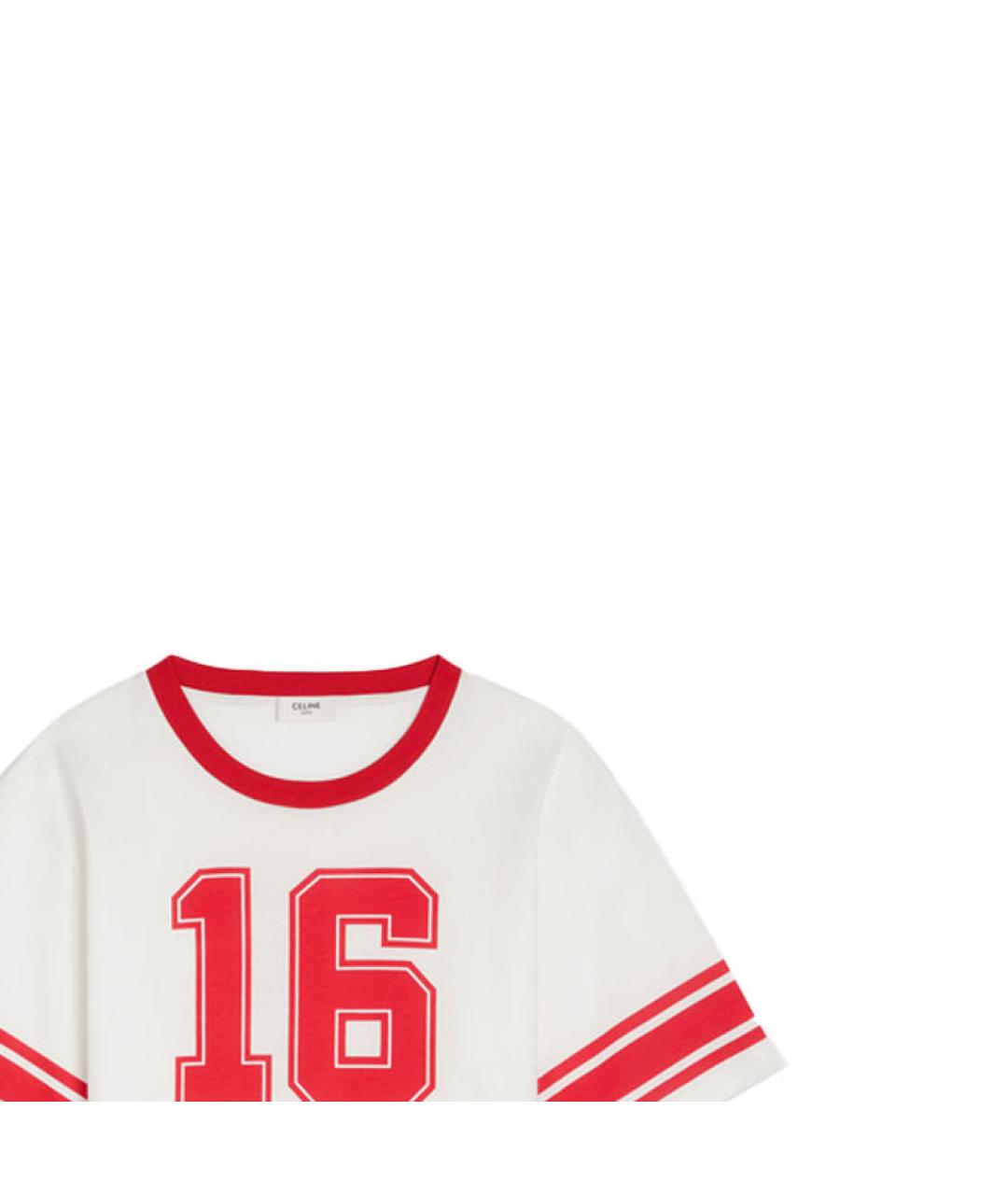 CELINE Мульти хлопковая футболка, фото 3