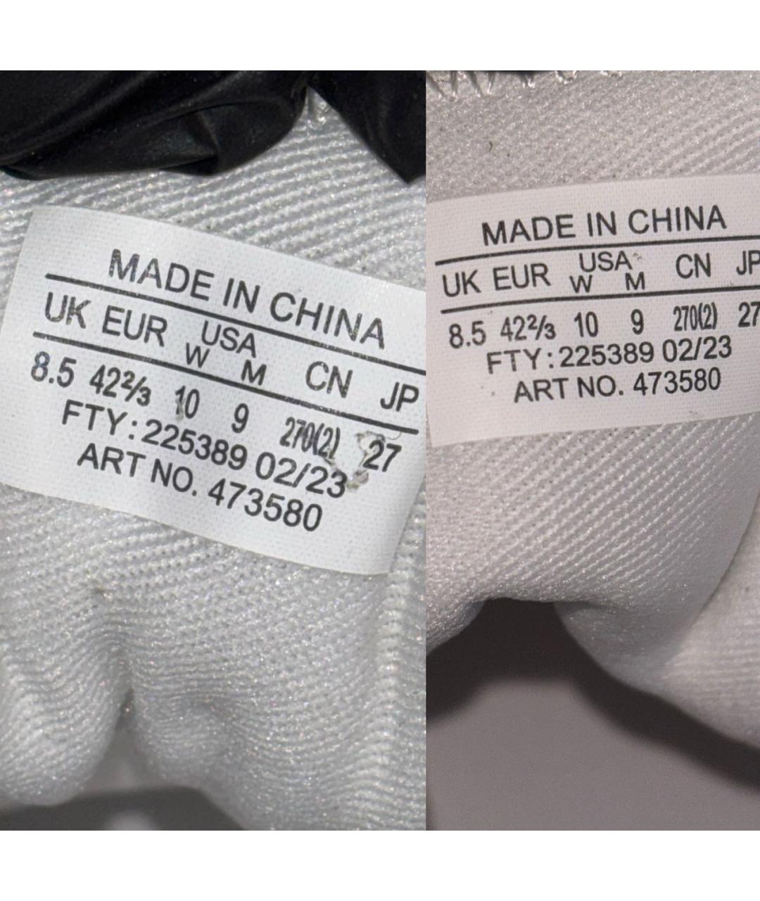 COMME DES GARÇONS Белые кожаные низкие кроссовки / кеды, фото 6