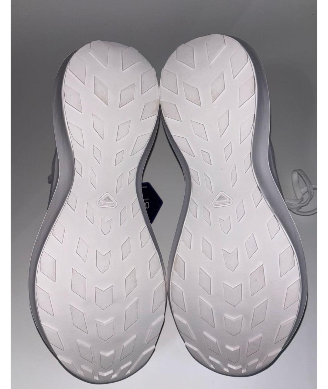 COMME DES GARÇONS Белые кожаные низкие кроссовки / кеды, фото 5