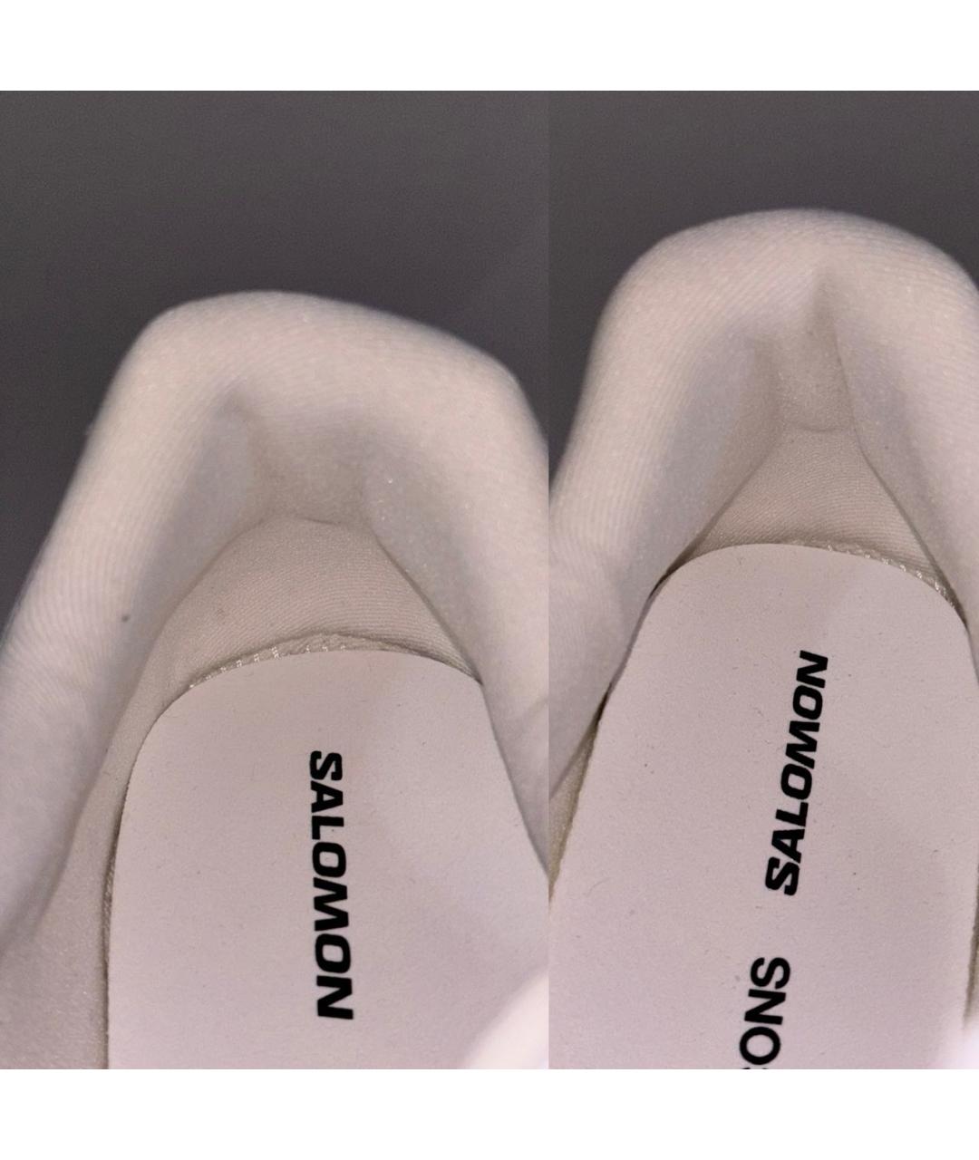 COMME DES GARÇONS Белые кожаные низкие кроссовки / кеды, фото 7