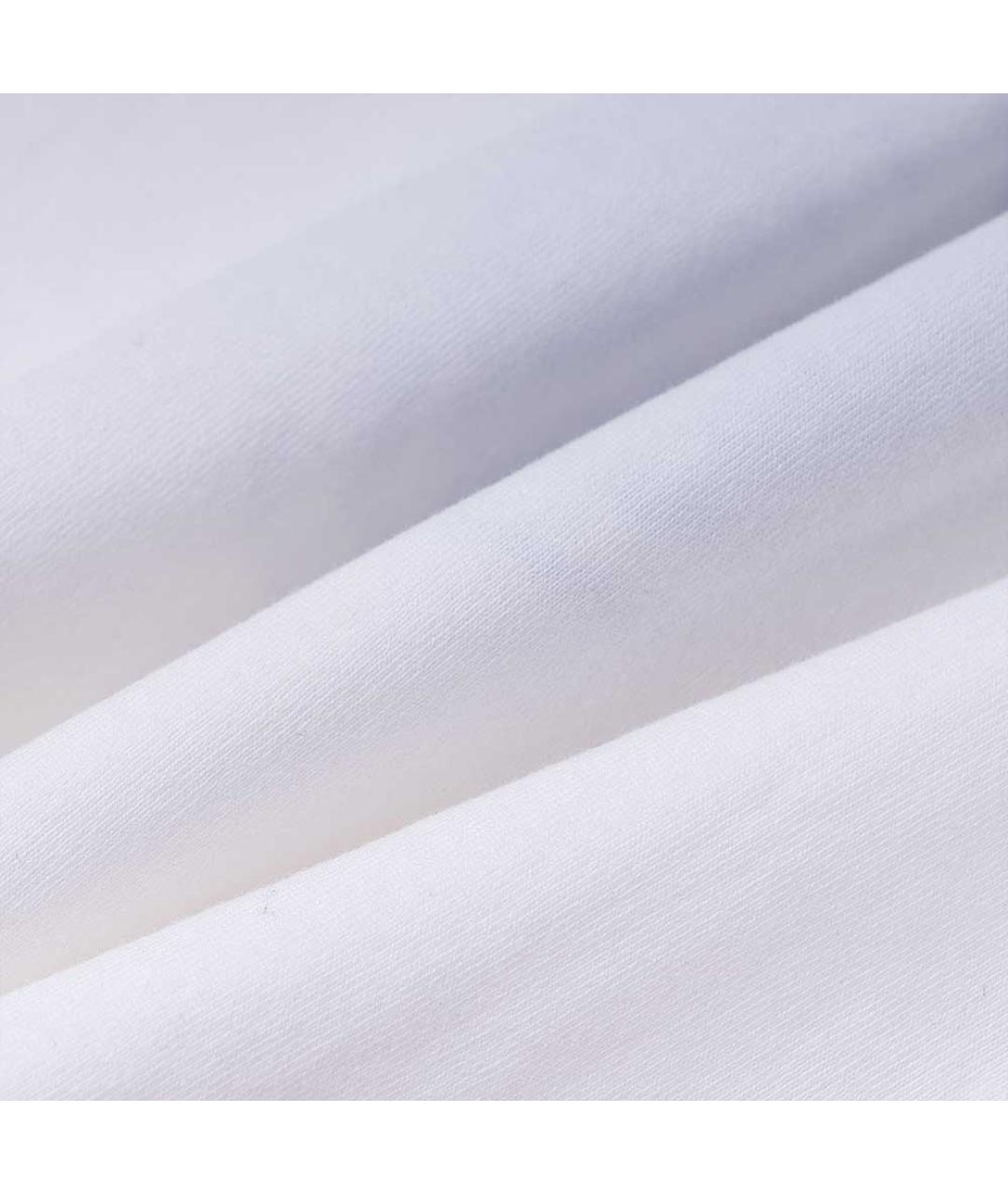 CELINE Белая хлопковая футболка, фото 4