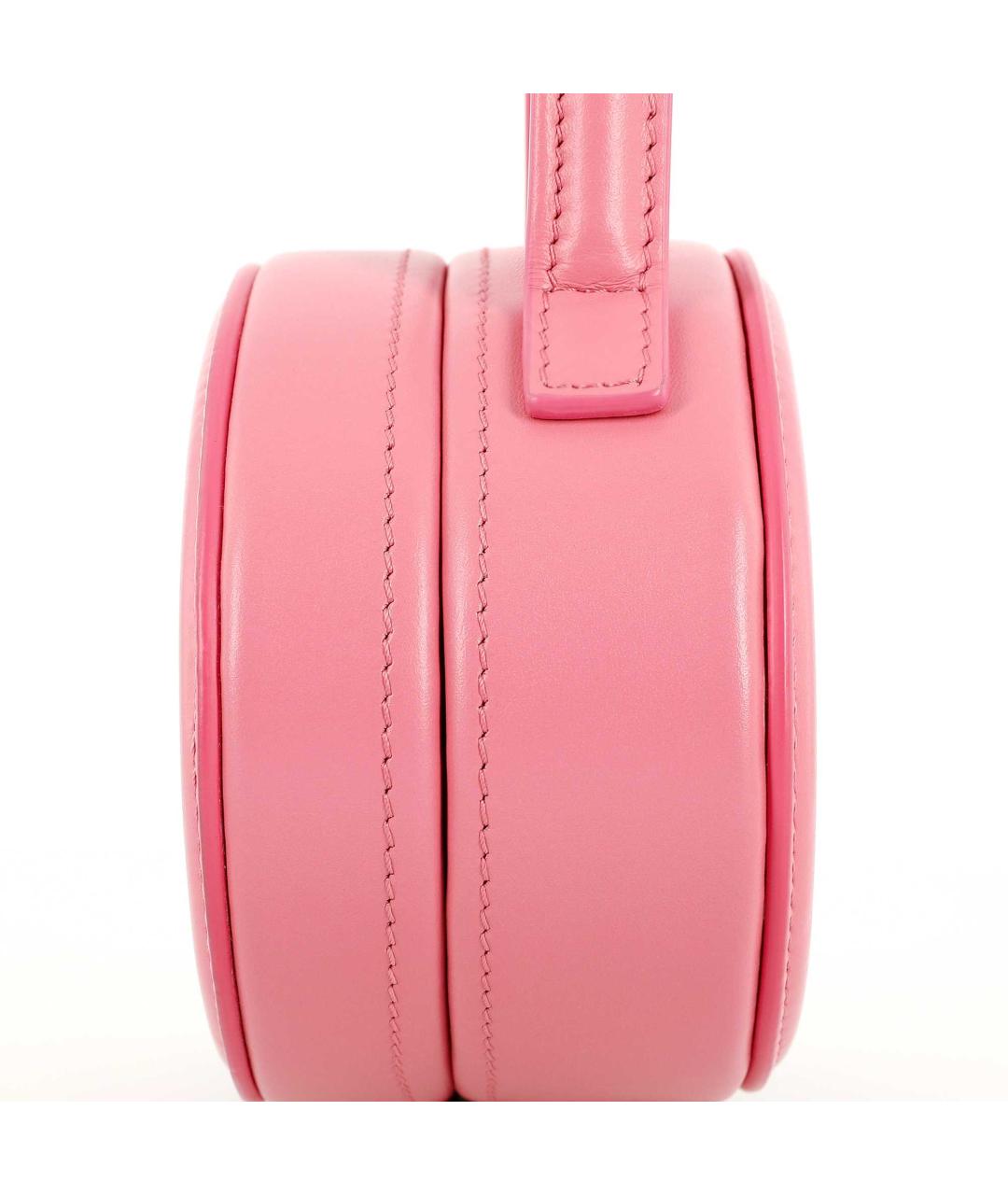 CELINE Розовая кожаная сумка через плечо, фото 4