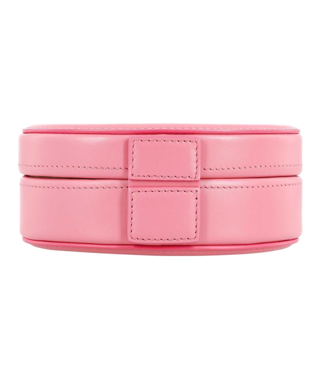 CELINE Розовая кожаная сумка через плечо, фото 3