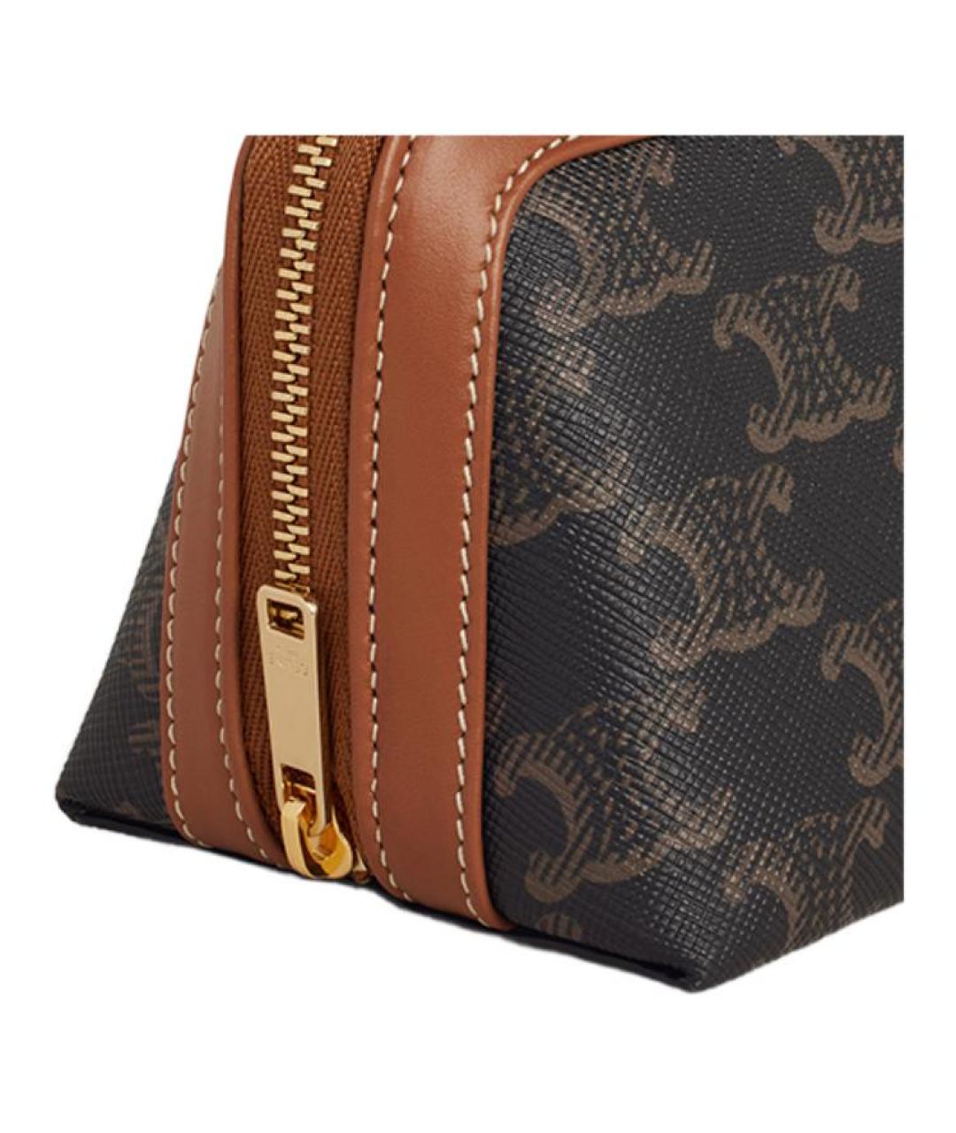 CELINE Коричневая косметичка, фото 8