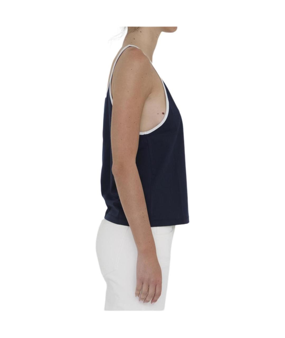 CELINE Синяя хлопковая майка, фото 6