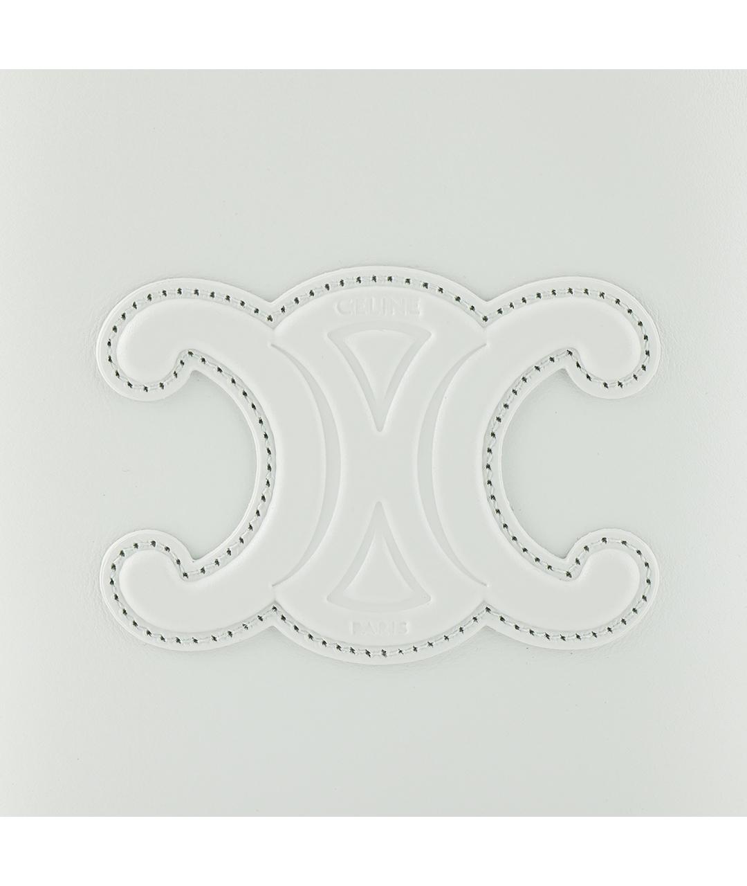 CELINE Салатовая кожаная сумка через плечо, фото 6