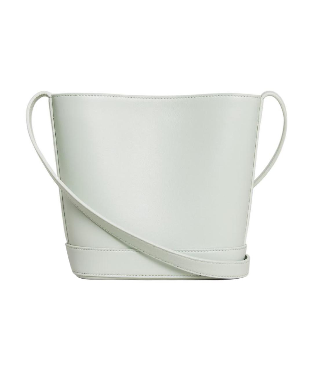 CELINE Салатовая кожаная сумка через плечо, фото 2