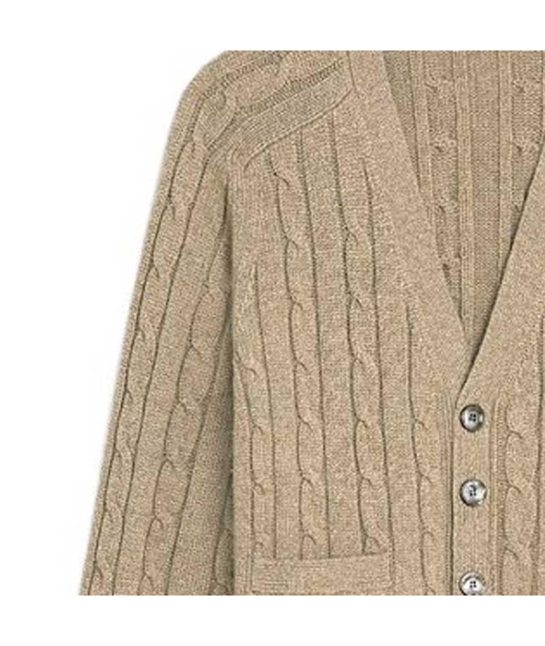 CELINE Бежевый кашемировый кардиган, фото 4