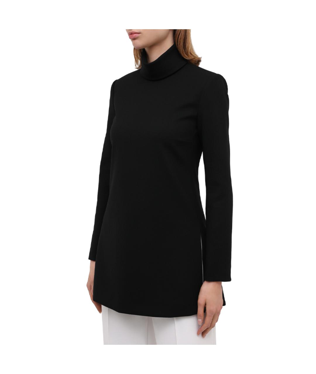 CELINE Черный шерстяной джемпер / свитер, фото 4