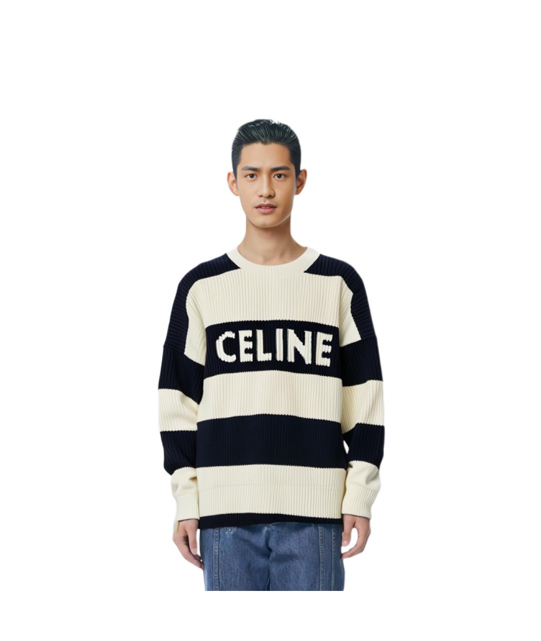 CELINE Мульти хлопковый джемпер / свитер, фото 3