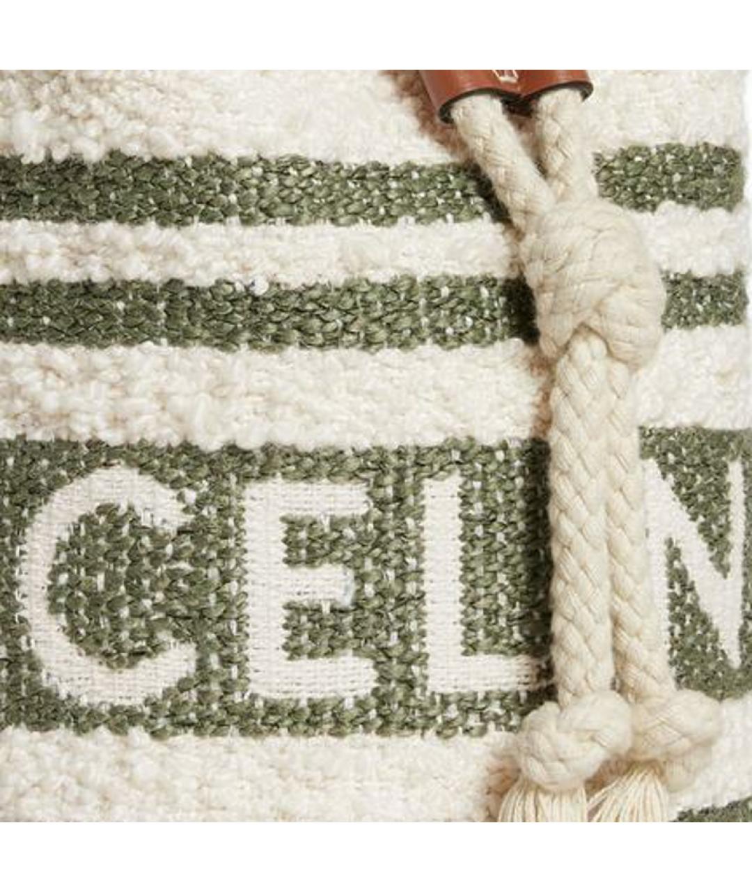 CELINE Мульти тканевая сумка с короткими ручками, фото 5