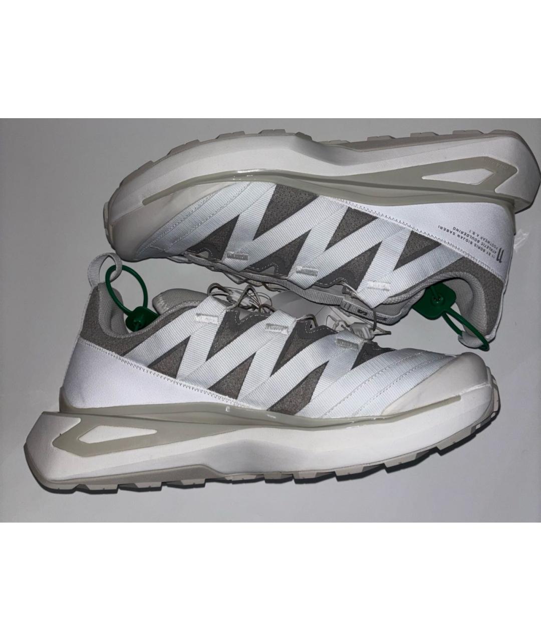 11 BY BORIS BIDJAN SABERI Белые синтетические низкие кроссовки / кеды, фото 3