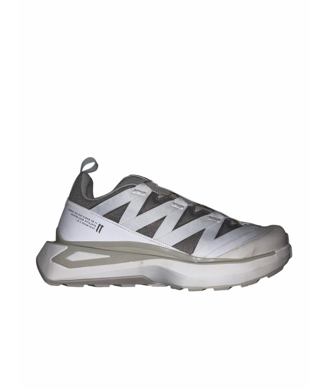 11 BY BORIS BIDJAN SABERI Белые синтетические низкие кроссовки / кеды, фото 1