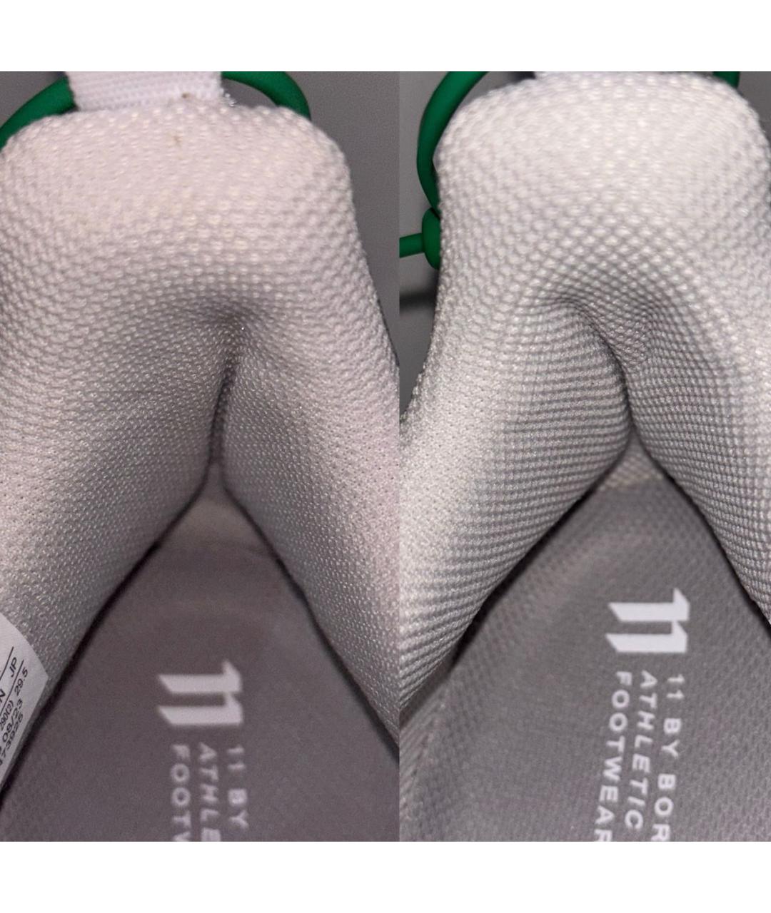 11 BY BORIS BIDJAN SABERI Белые синтетические низкие кроссовки / кеды, фото 7