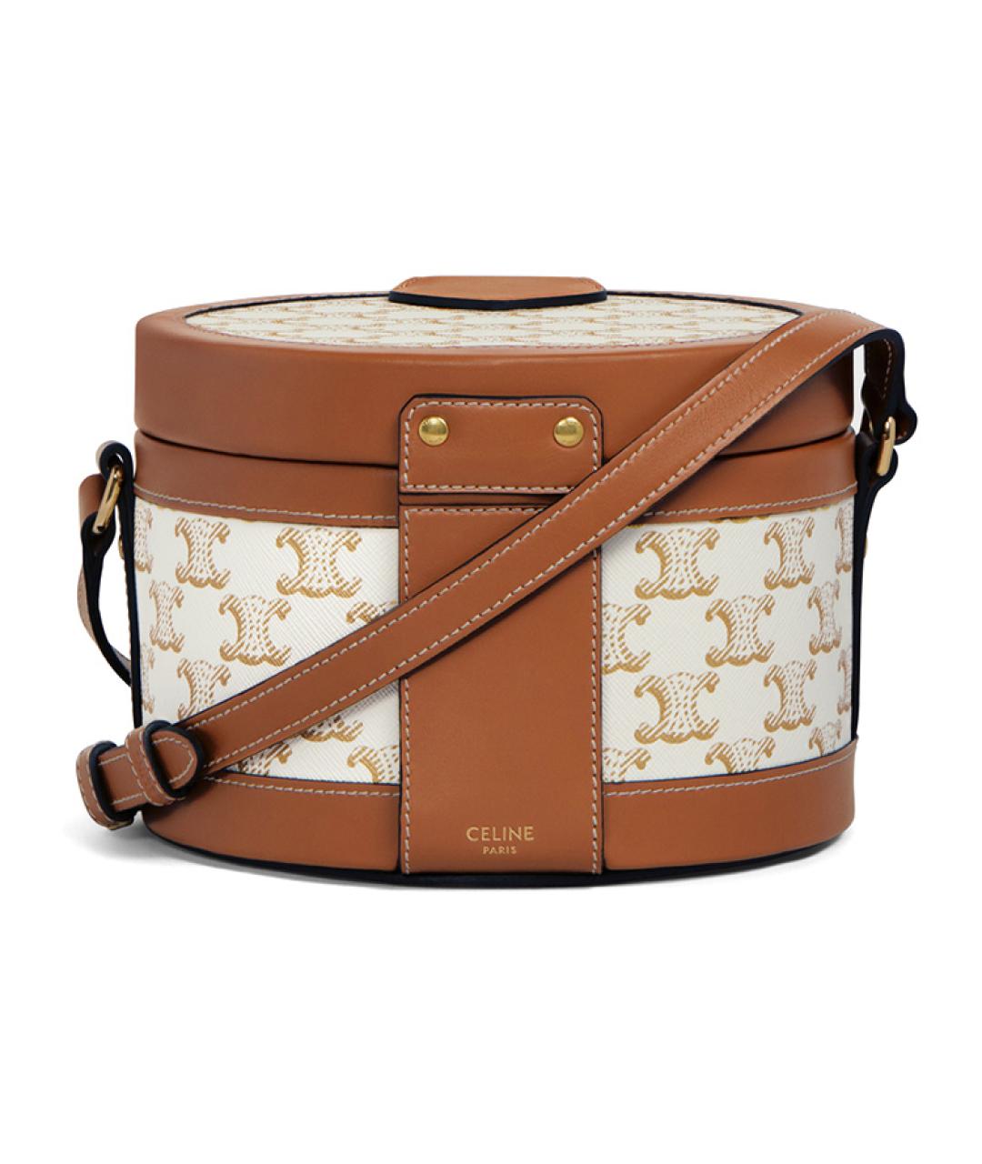 CELINE Коричневая сумка через плечо, фото 3