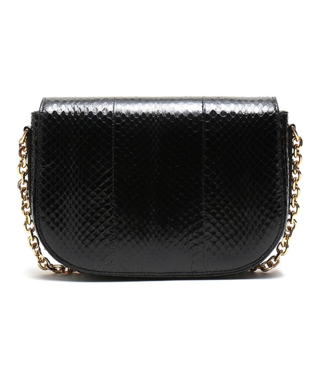 CELINE Черная кожаная сумка через плечо, фото 4