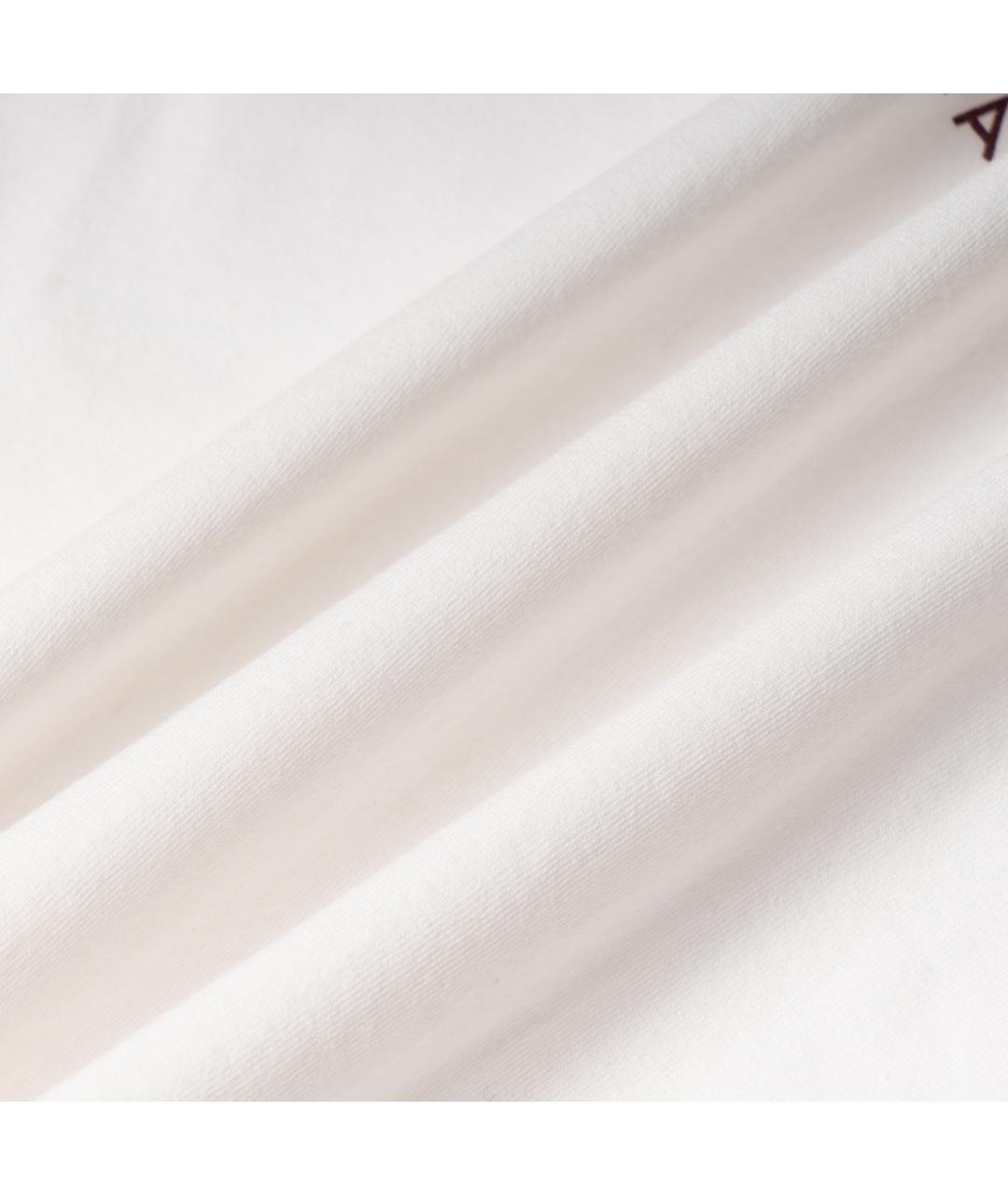 CELINE Белая хлопковая футболка, фото 5