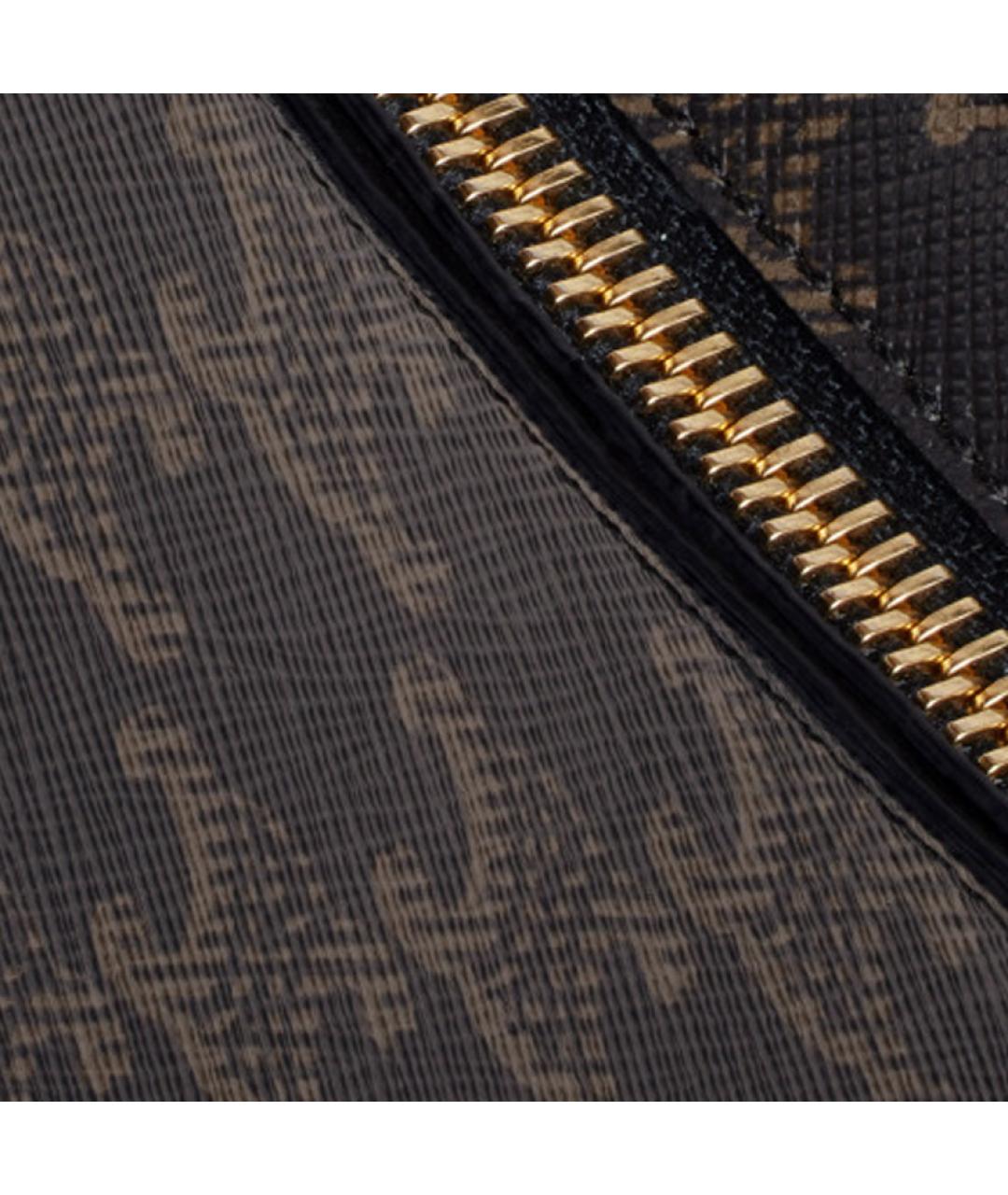 CELINE Коричневая кожаная сумка через плечо, фото 5