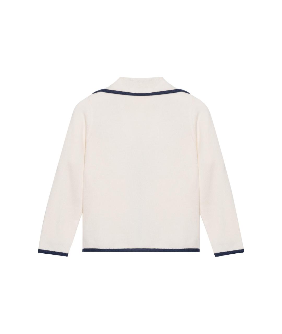 CELINE Белый кашемировый кардиган, фото 2