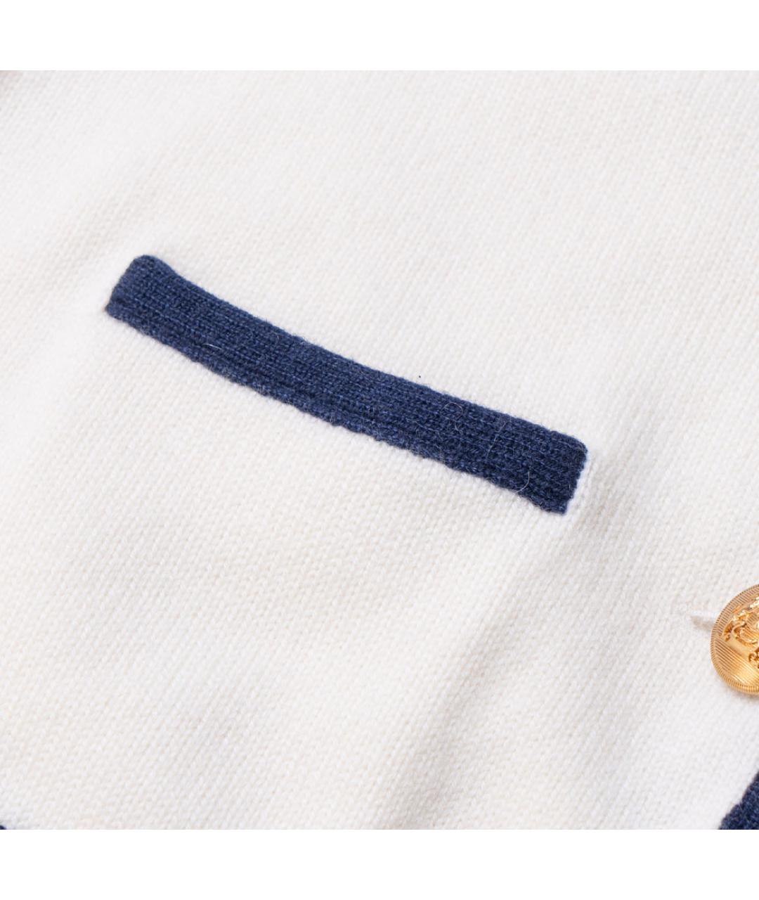 CELINE Белый кашемировый кардиган, фото 3