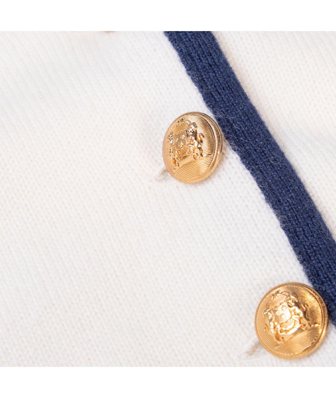 CELINE Белый кашемировый кардиган, фото 4