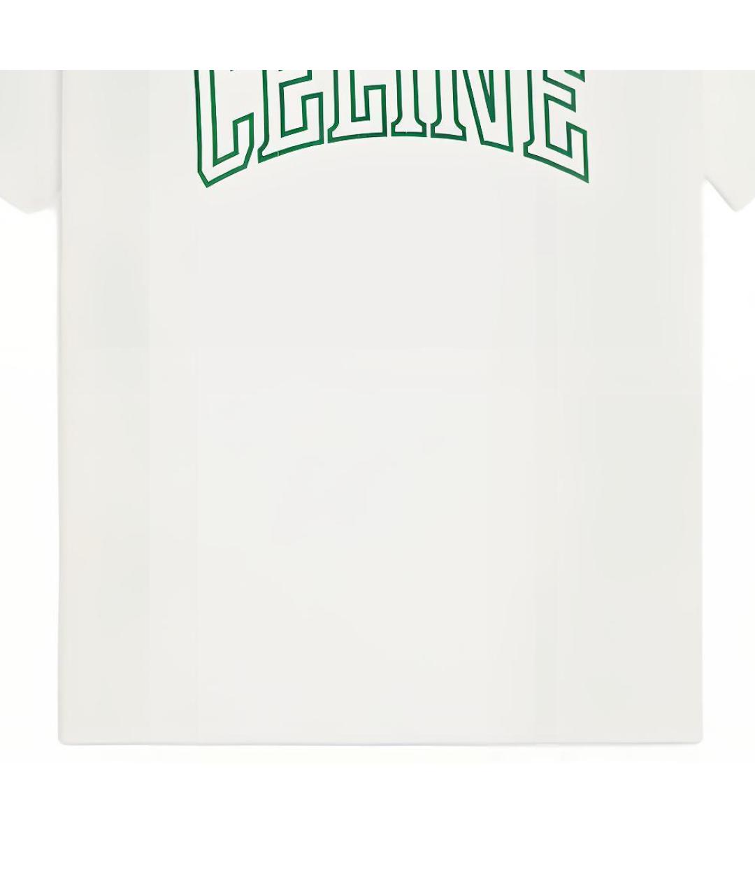 CELINE Бежевая хлопковая футболка, фото 5