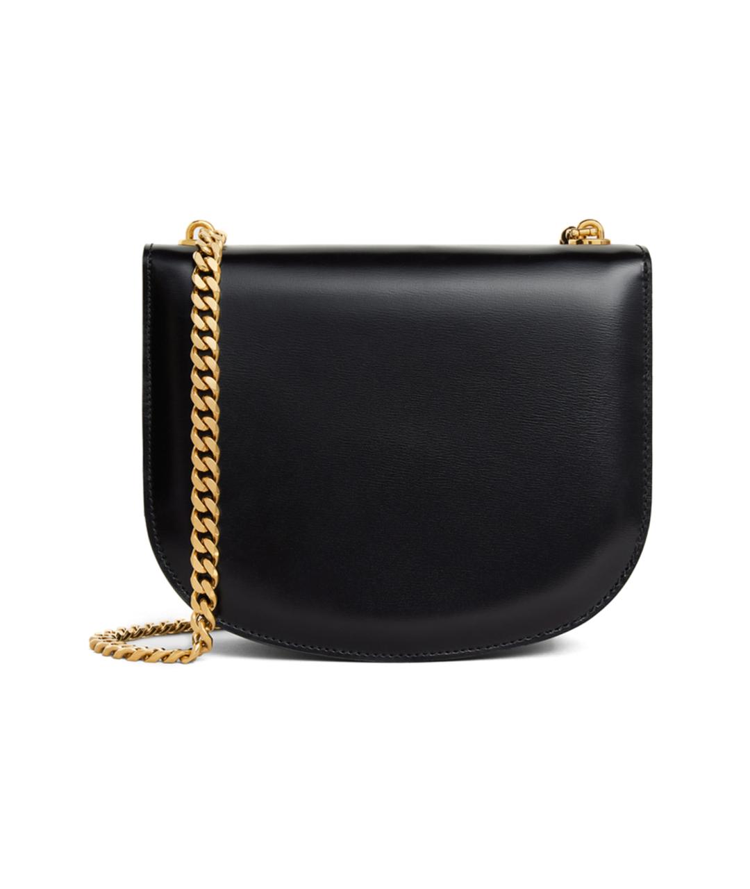 CELINE Черная кожаная сумка через плечо, фото 4