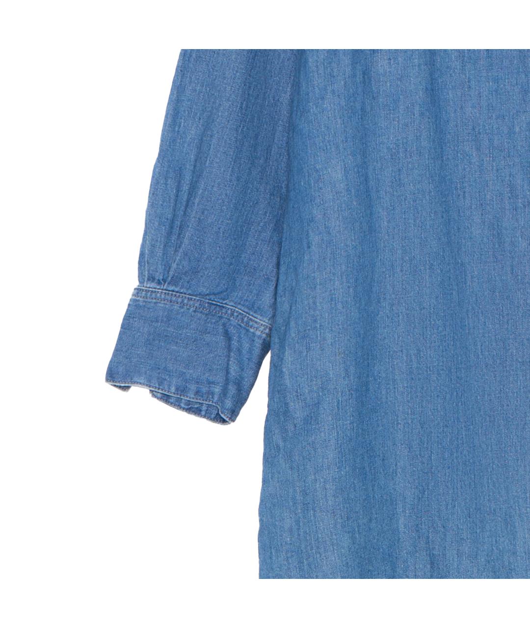 CELINE Синяя хлопковая кэжуал рубашка, фото 4