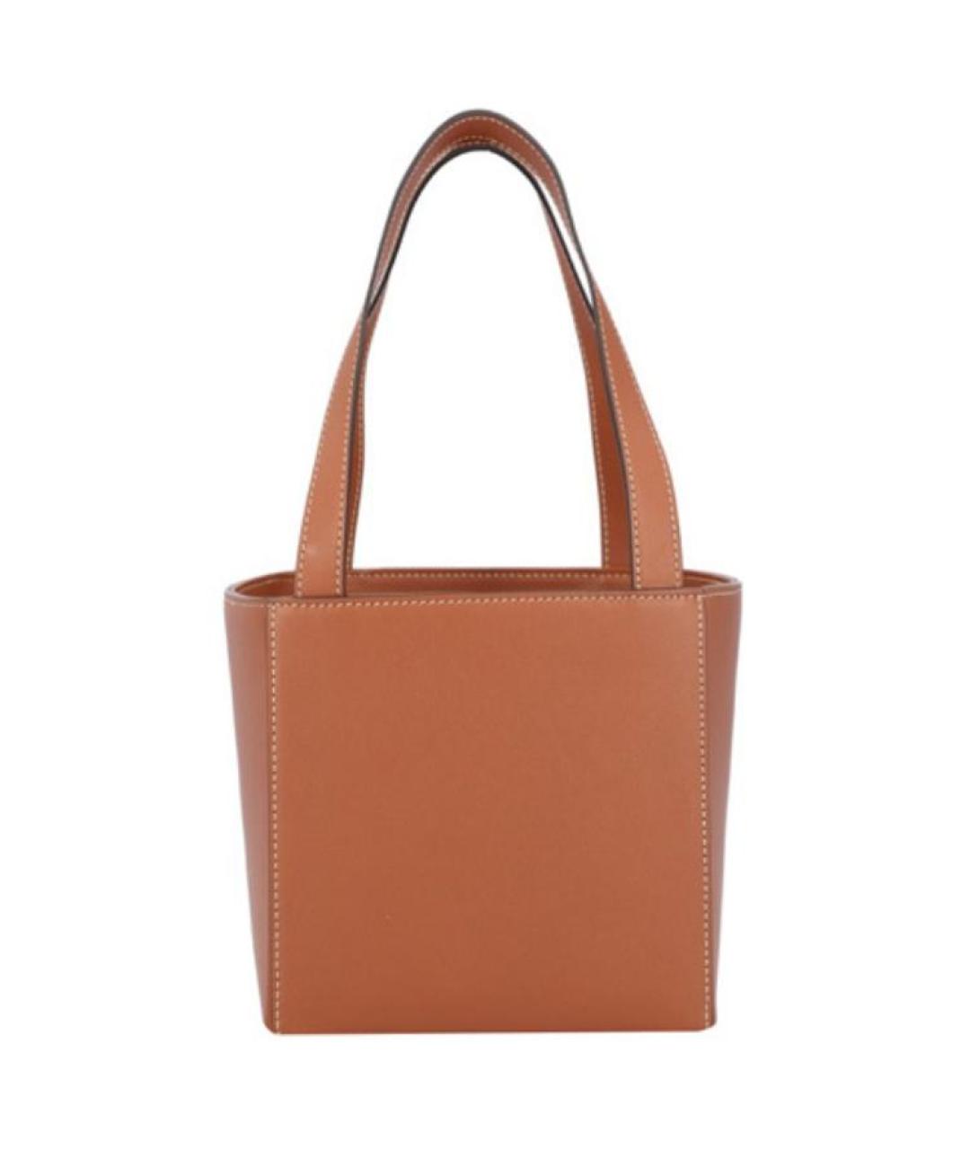 CELINE Коричневая кожаная сумка через плечо, фото 3