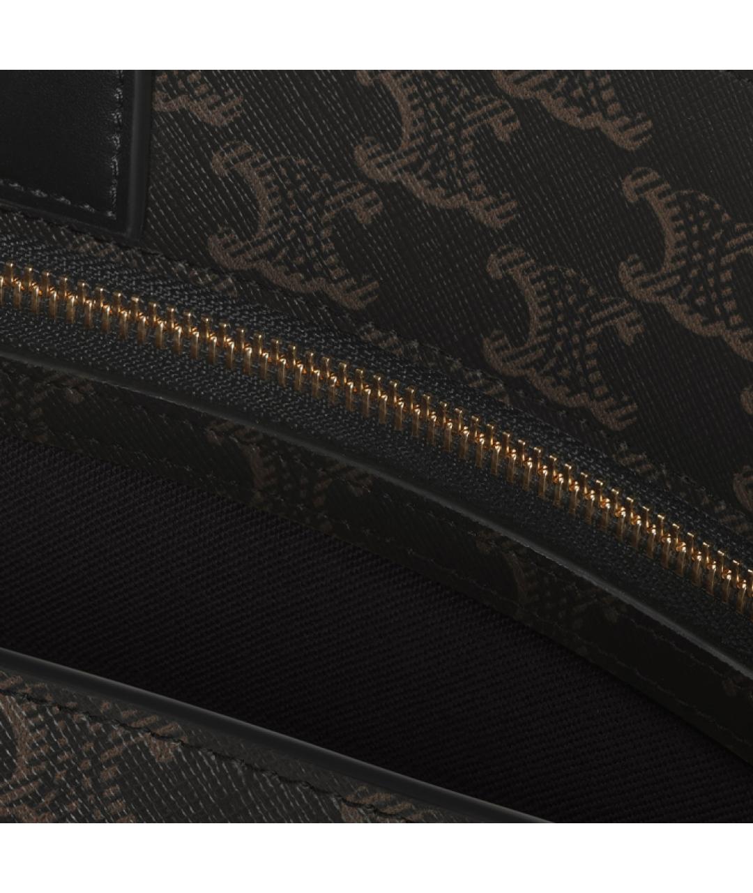 CELINE Коричневая сумка через плечо, фото 4